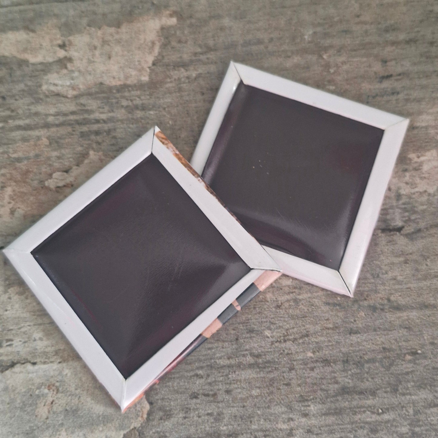 Hand Pressed & Personalised Custom Square Photo Fridge Magnets